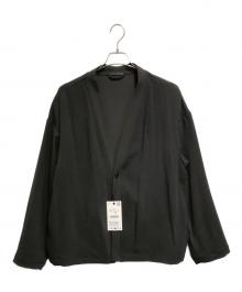 ZARA（ザラ）の古着「ノーラペルスーツブレザー」｜チャコールグレー