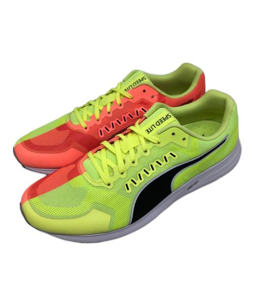 PUMA（プーマ）PUMA (プーマ) スピードライト2 トリックス イエロー×オレンジ サイズ:US 9.5の古着・服飾アイテム