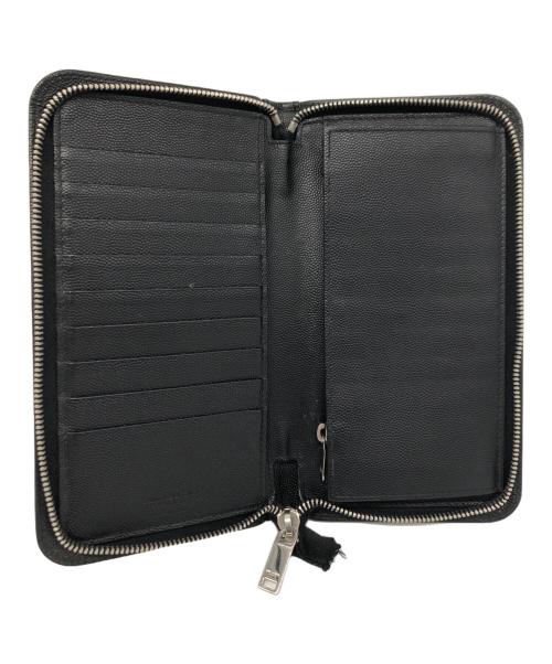 Saint Laurent Paris（サンローランパリ）Saint Laurent Paris (サンローランパリ) 長財布 ブラックの古着・服飾アイテム