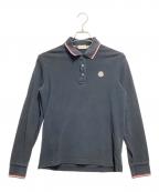 MONCLERモンクレール）の古着「ポロシャツ」｜ブラック