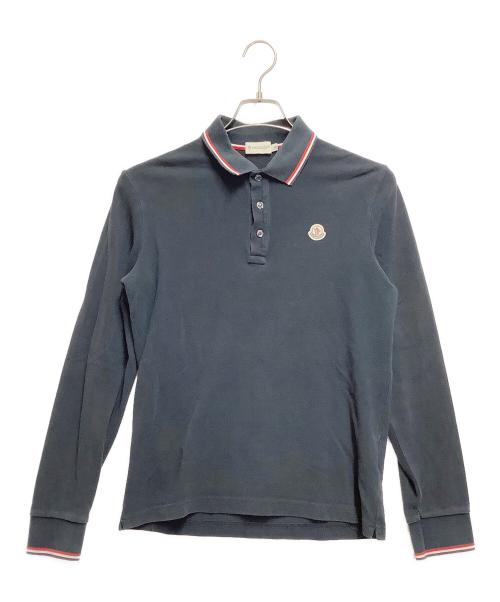 MONCLER（モンクレール）MONCLER (モンクレール) ポロシャツ ブラック サイズ:Sの古着・服飾アイテム