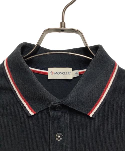MONCLER（モンクレール）MONCLER (モンクレール) ポロシャツ ブラック サイズ:Sの古着・服飾アイテム