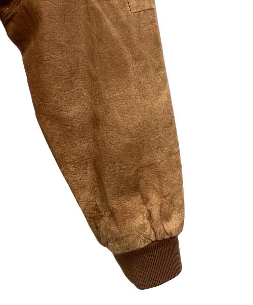 -（-）- (-) レザーフライトジャケット RISE ABOVE THE HORIZON サイズ:SIZE 不明の古着・服飾アイテム