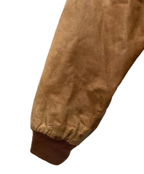 -（-）- (-) レザーフライトジャケット RISE ABOVE THE HORIZON サイズ:SIZE 不明の古着・服飾アイテム