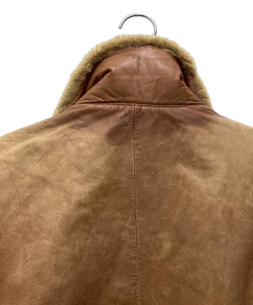 -（-）- (-) レザーフライトジャケット RISE ABOVE THE HORIZON サイズ:SIZE 不明の古着・服飾アイテム