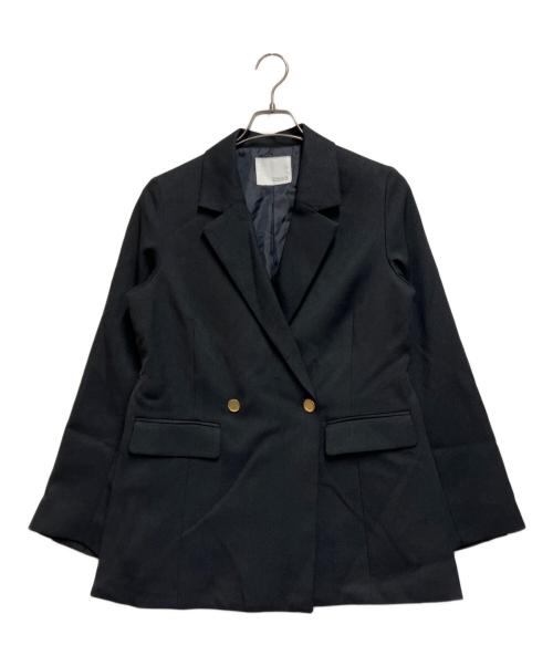 COLLAGE（コラージュ）COLLAGE (コラージュ) テーラードジャケット ブラック サイズ:FREEの古着・服飾アイテム
