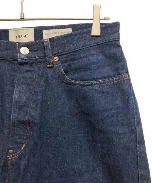 YAECA（ヤエカ）YAECA (ヤエカ) ワイドテーパードデニムパンツ ネイビー サイズ:Ｗ31の古着・服飾アイテム