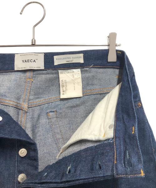 YAECA（ヤエカ）YAECA (ヤエカ) ワイドテーパードデニムパンツ ネイビー サイズ:Ｗ31の古着・服飾アイテム