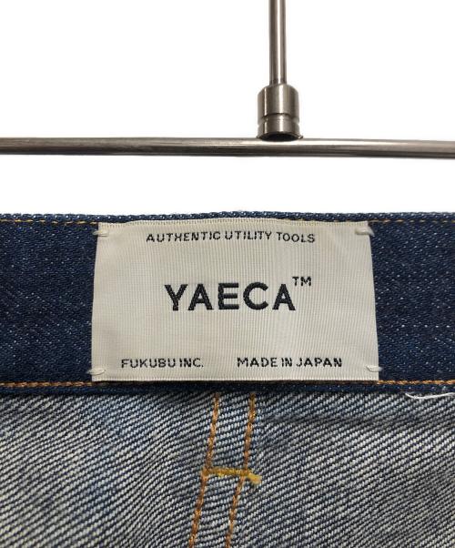 YAECA（ヤエカ）YAECA (ヤエカ) ワイドテーパードデニムパンツ ネイビー サイズ:Ｗ31の古着・服飾アイテム