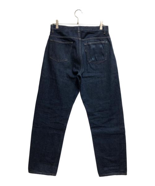 YAECA（ヤエカ）YAECA (ヤエカ) ワイドテーパードデニムパンツ ネイビー サイズ:Ｗ31の古着・服飾アイテム