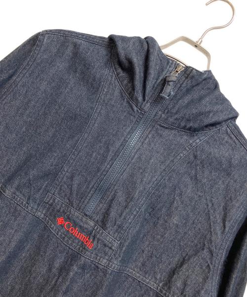 Columbia（コロンビア）Columbia (コロンビア) デニムアノラックパーカー ブルー サイズ:Ｍの古着・服飾アイテム