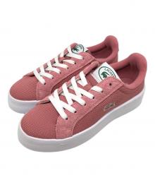 LACOSTE（ラコステ）の古着「CARNABY PLAT LT 124 2 SFA」｜ピンク×ホワイト