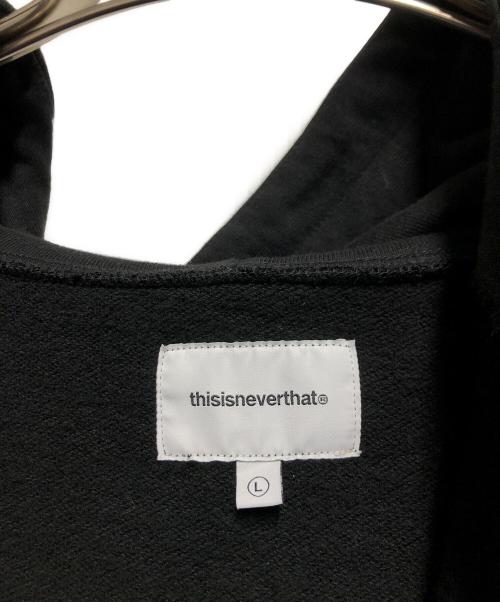 thisisneverthat（ディスイズネバーザット）thisisneverthat (ディスイズネバーザット) T.N.T. Classic HDP Zip Up Hoodie ブラック サイズ:Lの古着・服飾アイテム