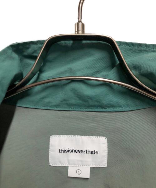 thisisneverthat（ディスイズネバーザット）thisisneverthat (ディスイズネバーザット) Script Track Jacket グリーン サイズ:Lの古着・服飾アイテム