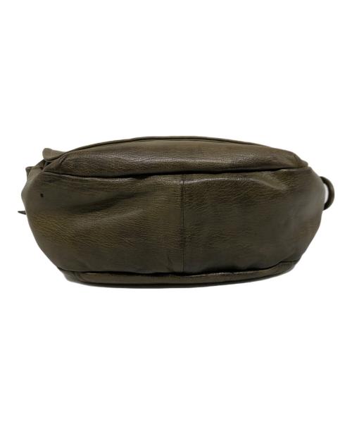 genten（ゲンテン）genten (ゲンテン) GOATNUME レザーショルダーバッグ カーキの古着・服飾アイテム