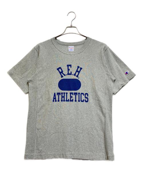 Champion REVERSE WEAVE（チャンピオン リバース ウィーブ）Champion REVERSE WEAVE (チャンピオン リバース ウィーブ) リバースウィーブ(R) ショートスリーブTシャツ ライトグレー サイズ:XLの古着・服飾アイテム