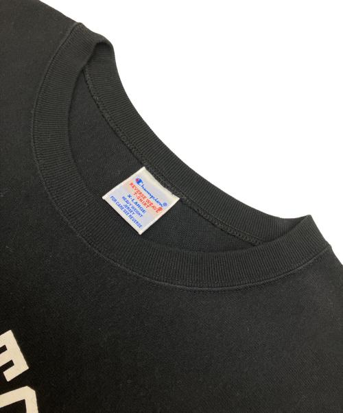 Champion REVERSE WEAVE（チャンピオン リバース ウィーブ）Champion REVERSE WEAVE (チャンピオン リバース ウィーブ) リバースウィーブ(R) ショートスリーブTシャツ ブラック サイズ:XLの古着・服飾アイテム