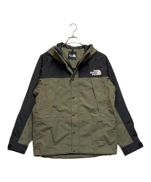 THE NORTH FACE（ザ ノース フェイス）THE NORTH FACE (ザ ノース フェイス) マウンテンライトジャケット カーキ×ブラック サイズ:SIZE Lの古着・服飾アイテム