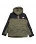 THE NORTH FACE（ザ ノース フェイス）の古着「マウンテンライトジャケット」｜カーキ×ブラック
