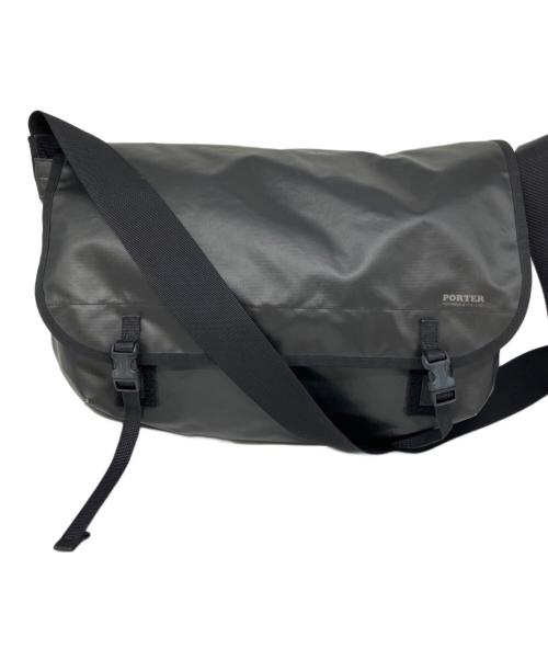 PORTER（ポーター）PORTER (ポーター) メッセンジャーバッグ ブラックの古着・服飾アイテム