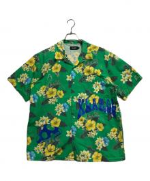 X-LARGE（エクストララージ）の古着「アロハシャツ」｜グリーン×イエロー