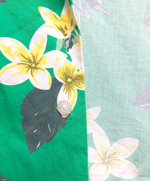 X-LARGE（エクストララージ）X-LARGE (エクストララージ) アロハシャツ グリーン×イエロー サイズ:Lの古着・服飾アイテム