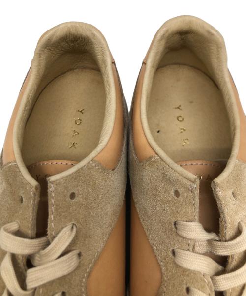 YOAK（ヨーク）YOAK (ヨーク) ローカットスニーカー ベージュ サイズ:ＢＧ　42の古着・服飾アイテム