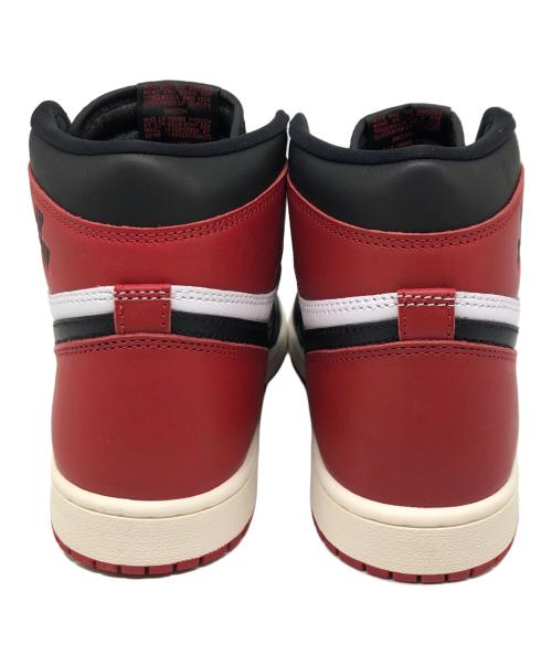 NIKE（ナイキ）NIKE (ナイキ) Air Jordan 1 Retro High OG(エアジョーダン1 レトロ ハイ OG) ホワイト×レッド サイズ:US 9の古着・服飾アイテム