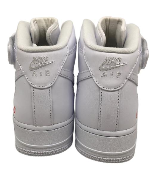 NIKE（ナイキ）NIKE (ナイキ) Supreme (シュプリーム) AIR FORCE1 MID SP（エアフォース1 ミッド） ホワイト サイズ:US 9 未使用品の古着・服飾アイテム