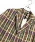 J.PRESS (ジェイプレス) kenneth field (ケネスフィールド) マドラスチェックジャケット グリーン×ブラウン サイズ:ＳＩＺＥ４０：9000円
