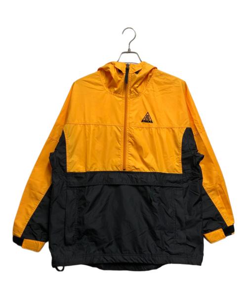NIKE ACG（ナイキエーシージー）NIKE ACG (ナイキエージーシー) アノラックパーカー イエロー×ブラック サイズ:Ｍの古着・服飾アイテム