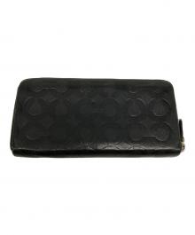 COACH（コーチ）の古着「長財布」｜ブラック
