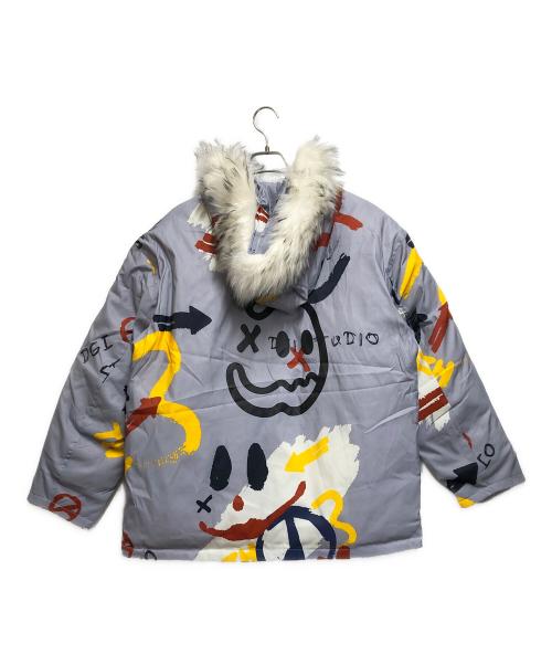 EMMAUELA（エマヌエーラ）Emmauela (エマヌエーラ) ダウンジャケット グレー サイズ:50の古着・服飾アイテム