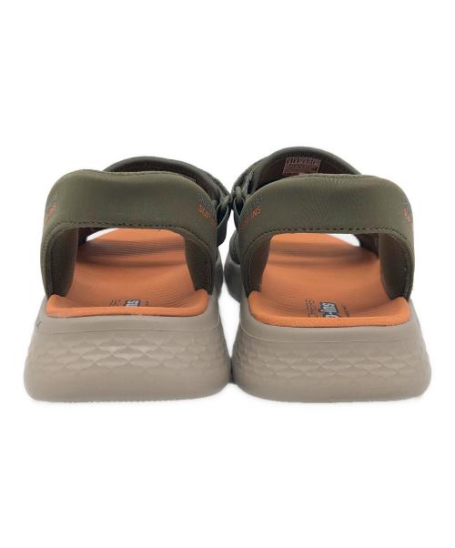 SKECHERS（スケッチャーズ）SKECHERS (スケッチャーズ) スリップインズ：ゴーウォーク フレックス SD グレー×オレンジ サイズ:US 9の古着・服飾アイテム