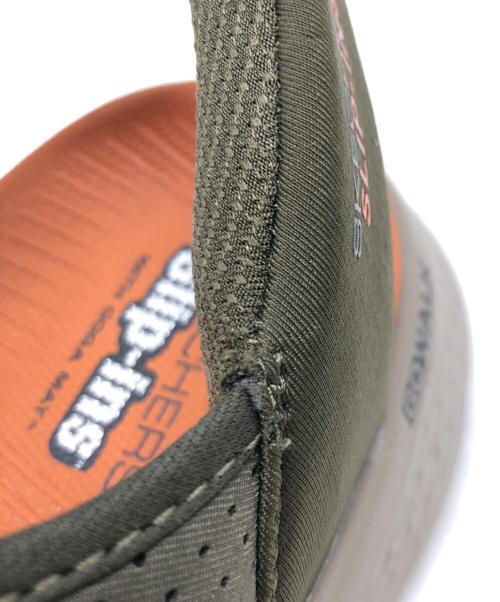 SKECHERS（スケッチャーズ）SKECHERS (スケッチャーズ) スリップインズ：ゴーウォーク フレックス SD グレー×オレンジ サイズ:US 9の古着・服飾アイテム