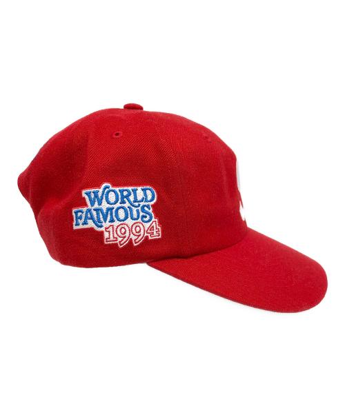 SUPREME（シュプリーム）SUPREME (シュプリーム) 25SSSUPREME WORLD FAMOUS S LOGO 6-PANEL レッド サイズ:FREEの古着・服飾アイテム