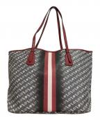 BALLYバリー）の古着「トートバッグ」｜グレー×レッド