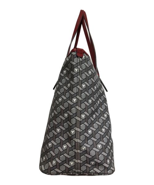BALLY（バリー）BALLY (バリー) トートバッグ グレー×レッドの古着・服飾アイテム