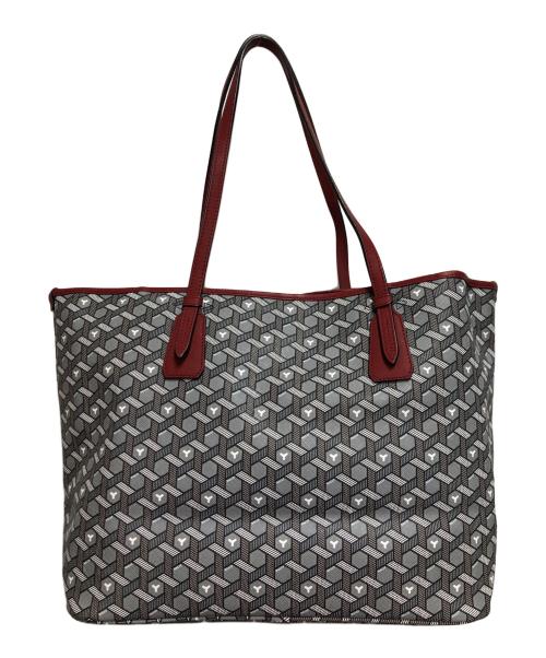 BALLY（バリー）BALLY (バリー) トートバッグ グレー×レッドの古着・服飾アイテム