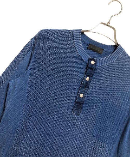 DIESEL Black Gold（ディーゼル ブラック ゴールド）DIESEL Black Gold (ディーゼル ブラック ゴールド) ニット ブルー サイズ:Ｍの古着・服飾アイテム