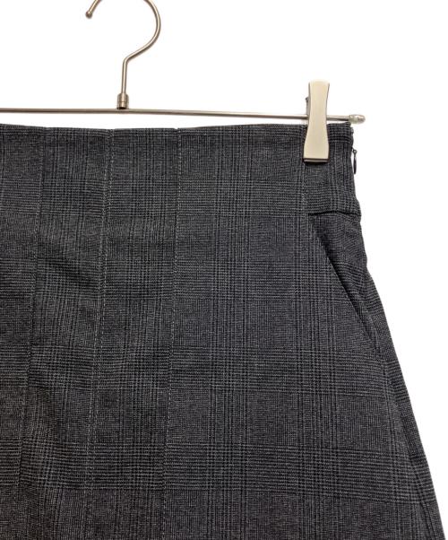 ROPE（ロペ）ROPE (ロペ) ポケット付きチェックタイトスカート チャコールグレー サイズ:36の古着・服飾アイテム