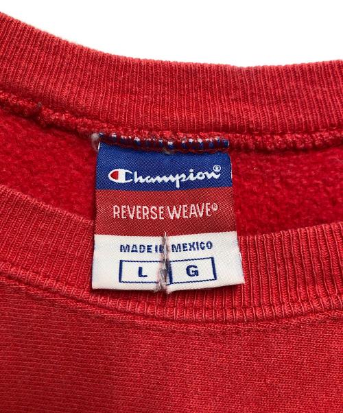 Champion REVERSE WEAVE（チャンピオン リバース ウィーブ）Champion REVERSE WEAVE (チャンピオン リバース ウィーブ) スウェット レッド サイズ:Lの古着・服飾アイテム