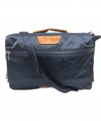 master-pieceマスターピース）の古着「2WAYスリングバッグ」｜ネイビー×ブラウン