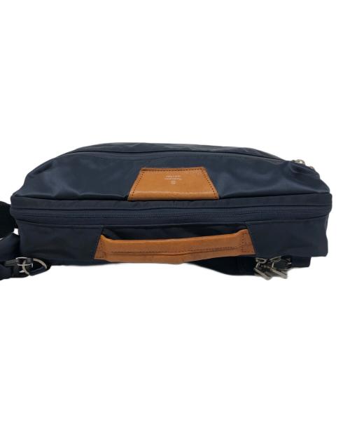 master-piece（マスターピース）master-piece (マスターピース) 2WAYスリングバッグ ネイビー×ブラウンの古着・服飾アイテム