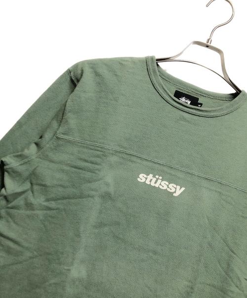 stussy（ステューシー）stussy (ステューシー) スウェット グリーン サイズ:Mの古着・服飾アイテム