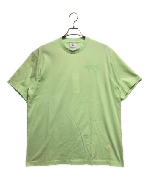 Y-3（ワイスリー）Y-3 (ワイスリー) HG コットン ロゴ Tee 黄緑 サイズ:M 未使用品の古着・服飾アイテム