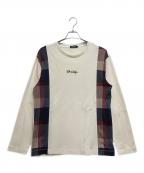 BLACK LABEL CRESTBRIDGEブラックレーベル クレストブリッジ）の古着「ロングスリーブカットソー」｜ホワイト