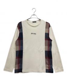 BLACK LABEL CRESTBRIDGE（ブラックレーベル クレストブリッジ）の古着「ロングスリーブカットソー」｜ホワイト