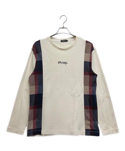 BLACK LABEL CRESTBRIDGE（ブラックレーベル クレストブリッジ）BLACK LABEL CRESTBRIDGE (ブラックレーベル クレストブリッジ) ロングスリーブカットソー ホワイト サイズ:Lの古着・服飾アイテム