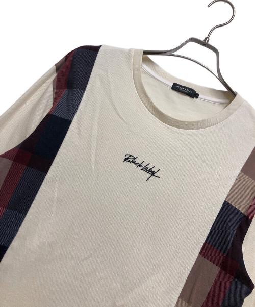 BLACK LABEL CRESTBRIDGE（ブラックレーベル クレストブリッジ）BLACK LABEL CRESTBRIDGE (ブラックレーベル クレストブリッジ) ロングスリーブカットソー ホワイト サイズ:Lの古着・服飾アイテム